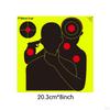 10 Pack of Paper Targets, Self Stickers for Garden Range