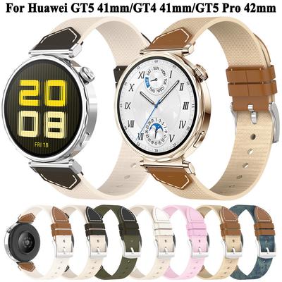 Bracelet en nylon 18 mm pour Huawei Watch GT5 Pro 42 mm GT5 GT4 41 mm, bracelet de rechange pour Garmin Venu 3S 2s Forerunner 265S 255s, accessoires