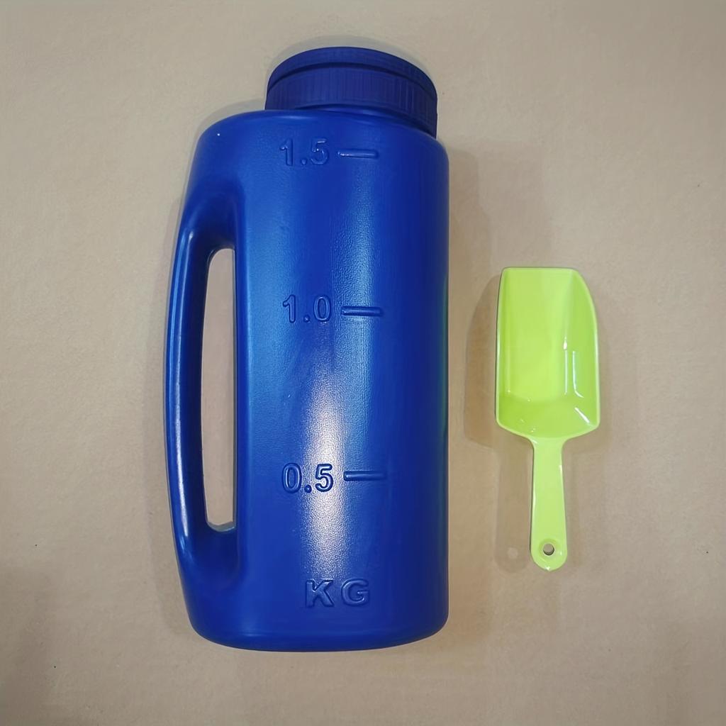 Handheld Multi-Purpose Spreader - Adjustable Dial, 7 Opening Modes, for Seeds, Fertilizer, Salt | Includes Scoop