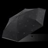 Heaven Umbrella Compact Black Five-fold Sun/Rain Umbrella
