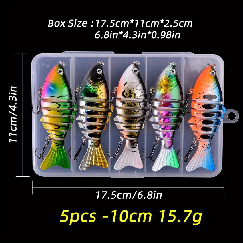 5pcs Sinking Wobbler Set Crankbaits Fishing Kit Artificial Bait Hard Lure Swimbait Pike Wobblers For Bass Fishing Tackle