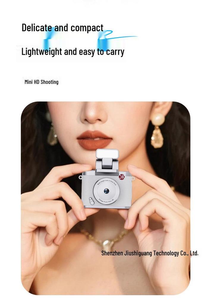 Retro Dual Camera HD Mini Travel Camera for Students