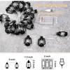 50/30/20 Led Fairy Lights Retro Kerosene Lamp LED String Lights Christmas Light Battery Powered Outdoor Yard Home Party Decoration