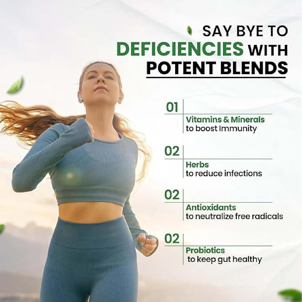 Vlado's Himalayan Organics Immunity Multivitamin Tablets With Probiotics For Men Women Daily Energy And Wellness Support 180 Count