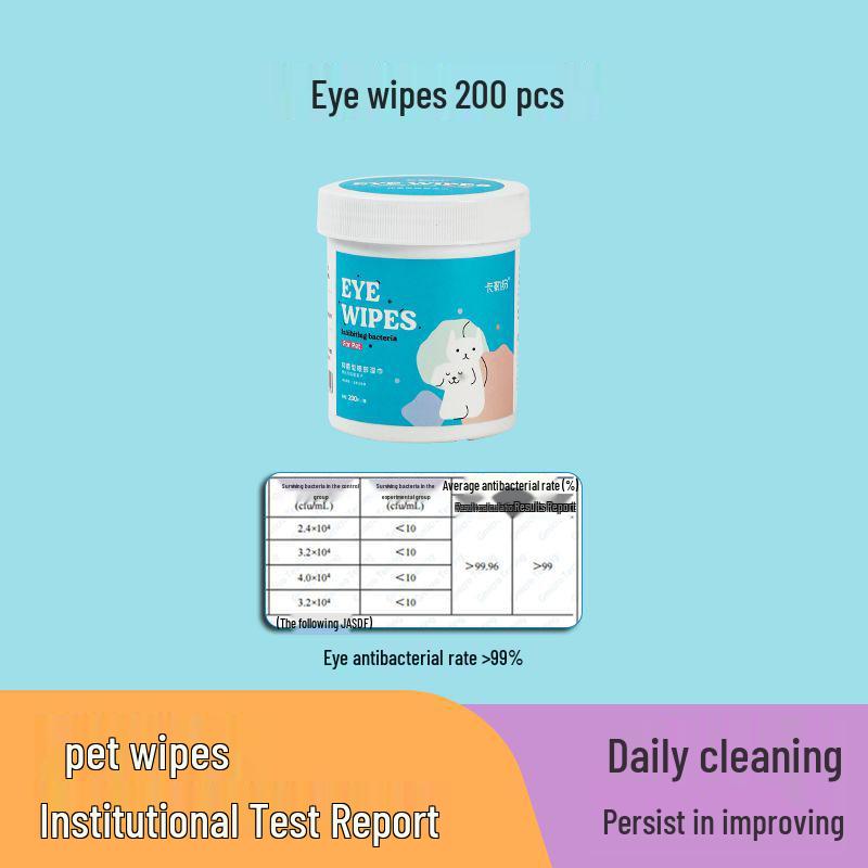 Pet Tear Stain & Ear Cleaning Wipes for Kittens and Puppies