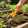Désherbeur à boucle manuelle en acier inoxydable Outil manuel de désherbage à boucle pour désherbage et ameublissement de jardin et de cour