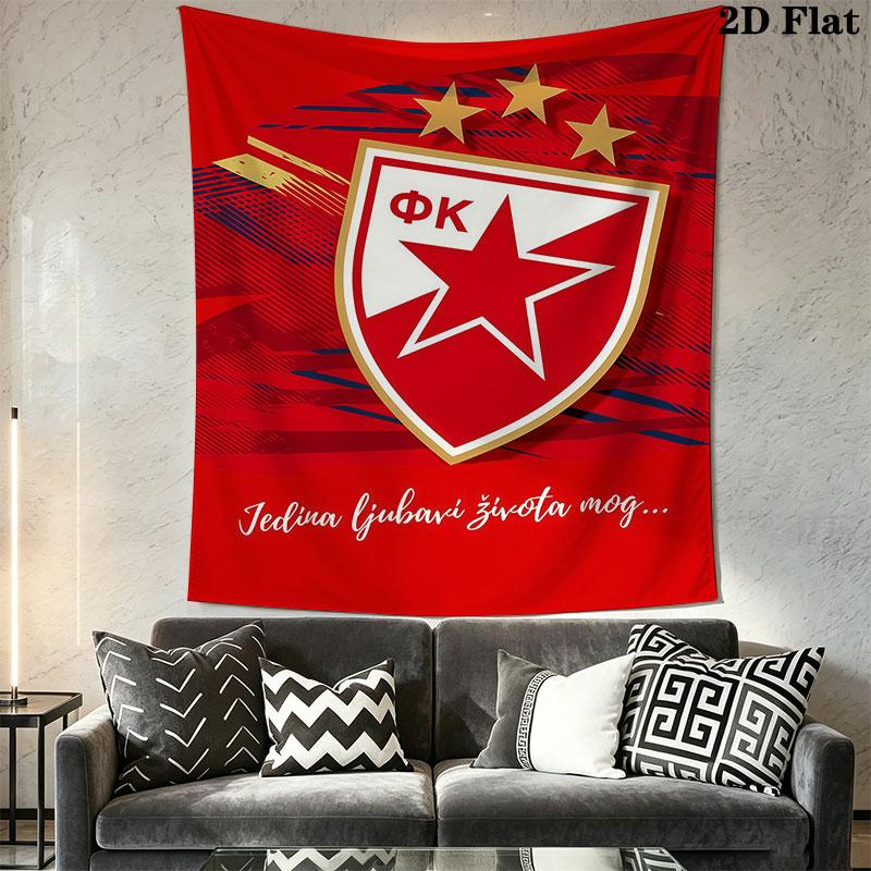 CZ Logo Wall Hanging Printed Fabric Blanket Decorative Tapestries for Bedroom Living Room Home Decor