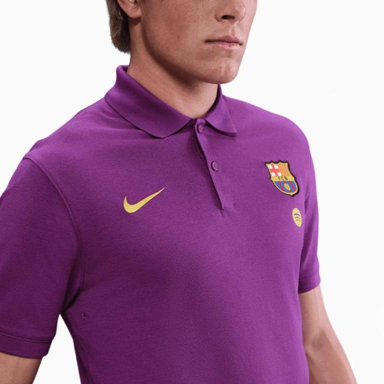 Nike Dri-Fit Logo Two-Button Short Sleeve Polo Shirt Men Tops HJ6272-596