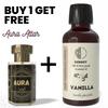 Vanilla Essential Oil 10ml for Aromatherapy & Home Fragrance Get 1 Free 6 Ml Attar – Aqua AQ, Dubai Oud, Aura, White Oud