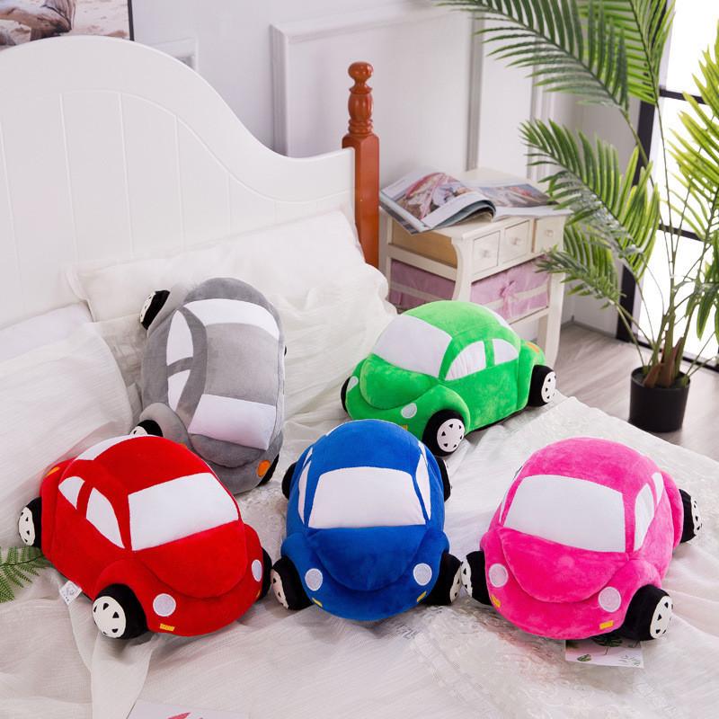 Entzückendes Plüschauto-Spielzeug für Kinder Superweiches PP-Baumwoll-Stofftier-Fahrzeugkissen