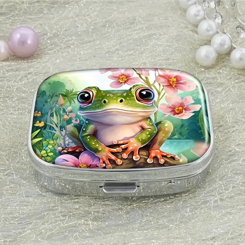 

2 Compartment Medicine Pill Case, Compartment Portable Medicine Case, Portable Pill Box For Pocket Or Purse Pill Box