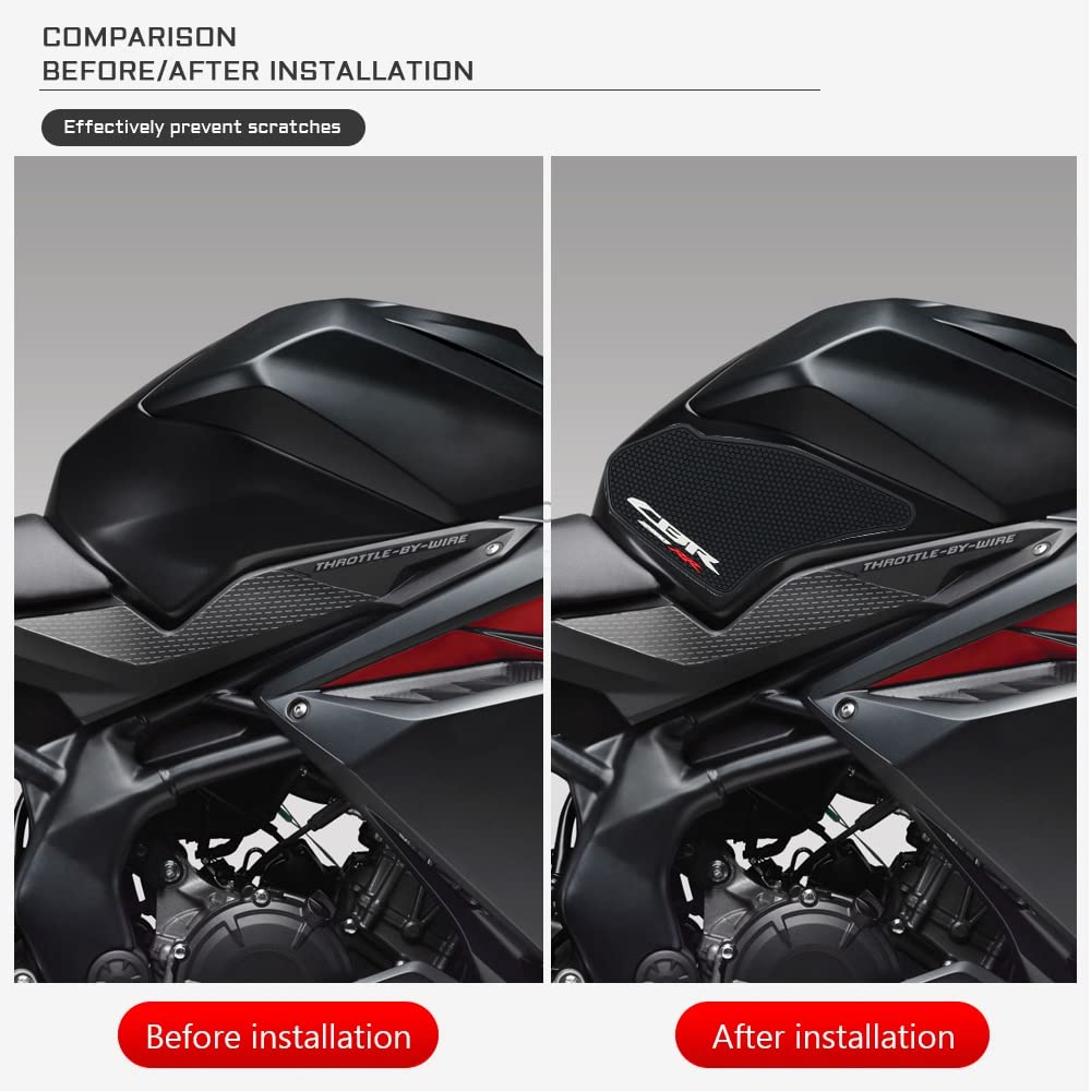 FOR CBR250RR CBR250RR CBR250 RR Side Fuel Tank Pad Tank Pad Protector Sticker Decal Gas Knee Grip Traction Pad Tank Pad CBR250RR 2017-2023