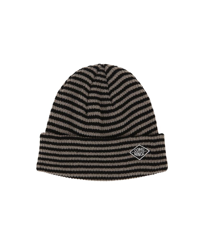COMONINOZ [Cn]Fw Stripe Knit Beanie [3 Color]