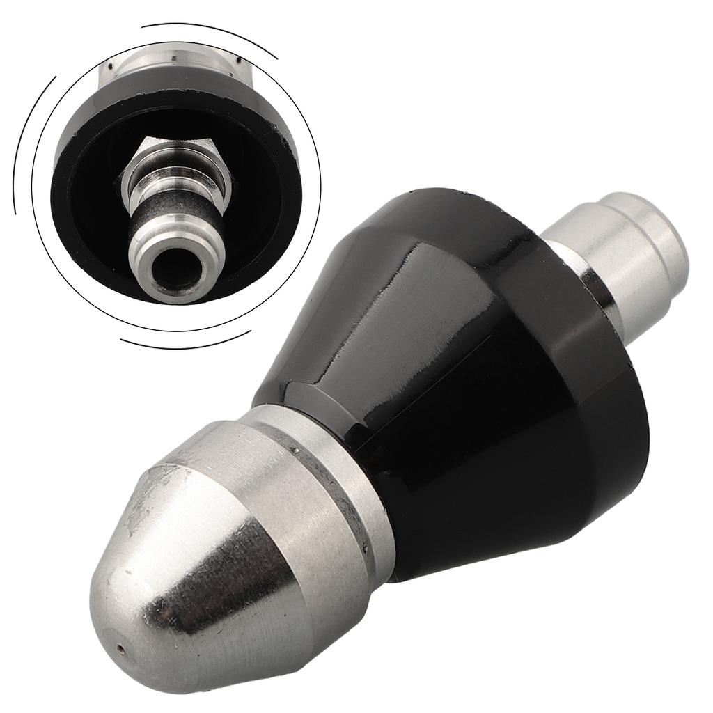 Abwasserreinigungswerkzeug 1/4'' Hochdruck-Abflussdüse 5000psi Abwasserrohrreiniger Abwasserreinigungsdüse Werkstatt-Elektrowerkzeuge