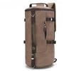 Large Capacity Climbing Round Bucket Waterproof Canvas Men Travel Duffel Shoulder Pack Sport Bag