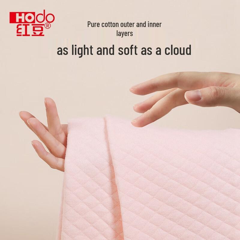 Hongdou Girls' Pure Cotton Air-Layer Thermal Leggings