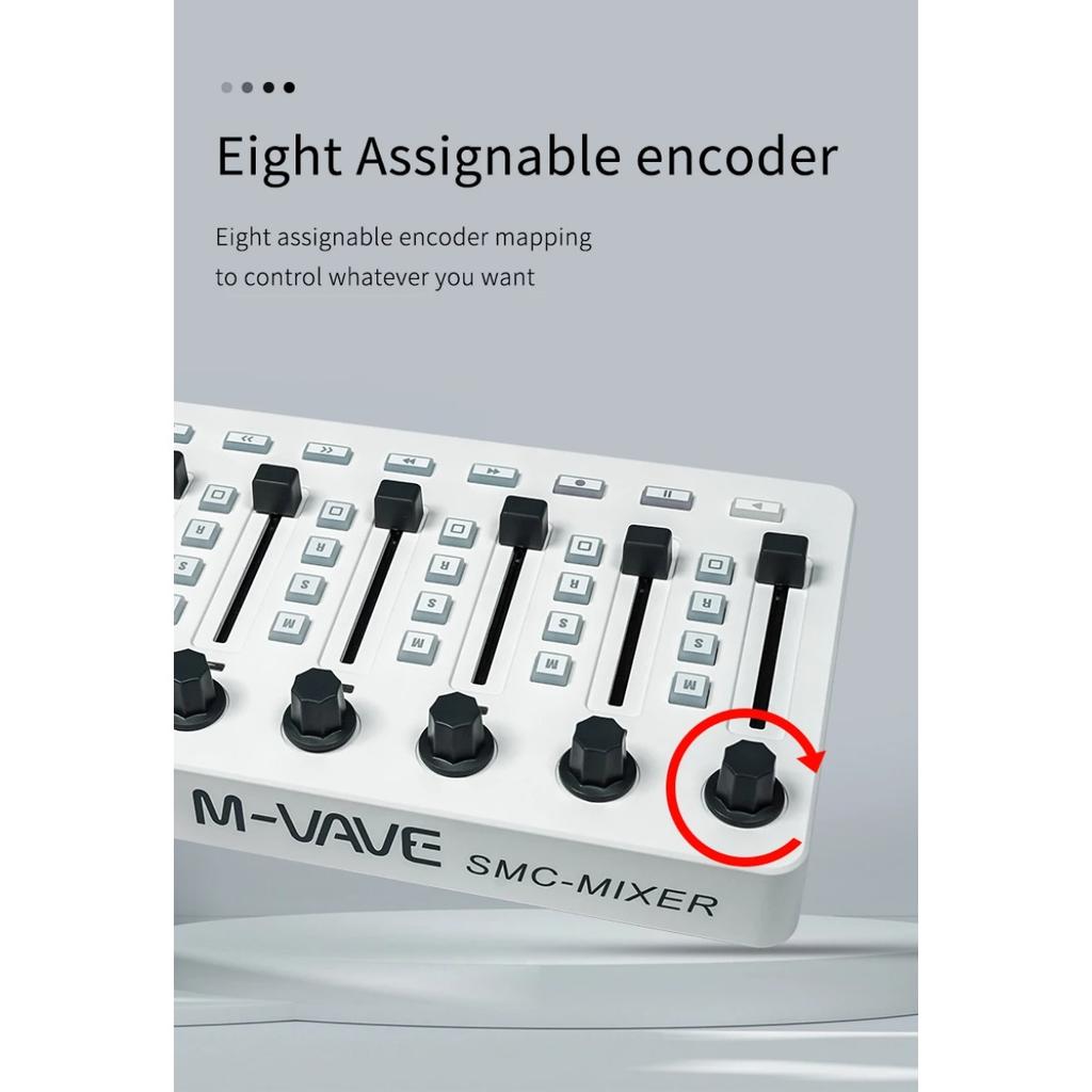SMC-Mixer W/ Multi-Device Support | Studio & Live Wireless Mixer Controller | Rechargeable MIDI Hub for Electroacoustic I