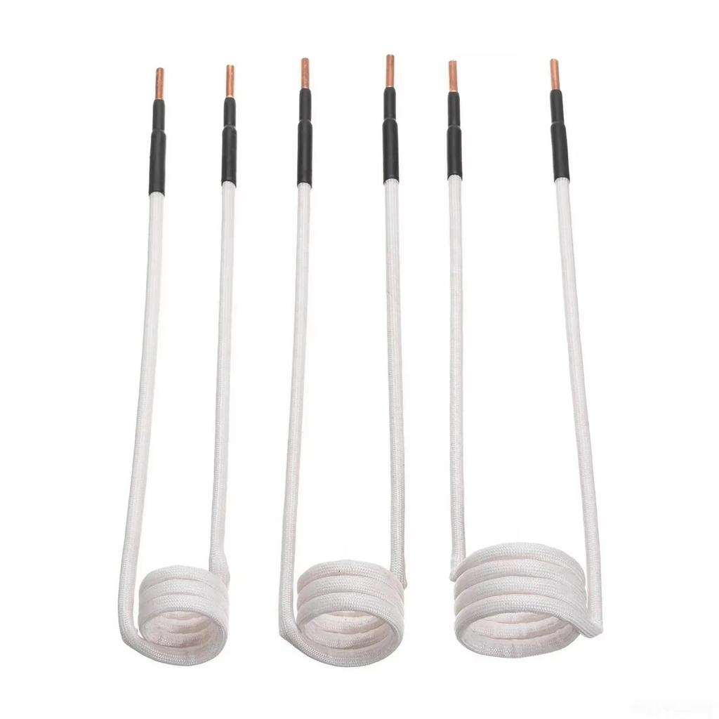 4-Piece Induction Bolt Heater Coils - Flameless Magnetic Heating Tool for Car Repair