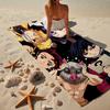 1PC Demon Anime Group Beach Towel - Soft,  Absorbent Microfiber, Lightweight, Ideal for The Beach, Parties, Travel, Camping fan gifts
