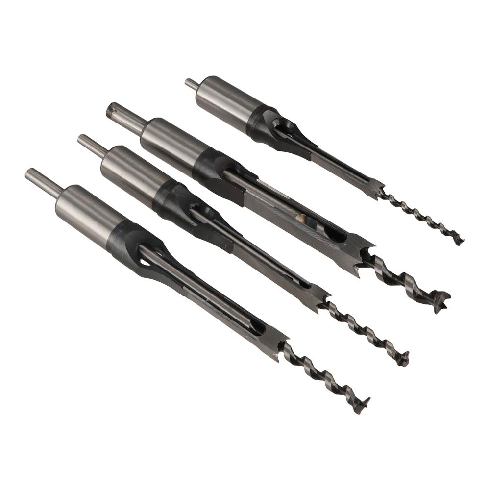 High Speed Steel Square Hole Drill Bits British System Machine Drill Bits  Woodworking Drill Tools