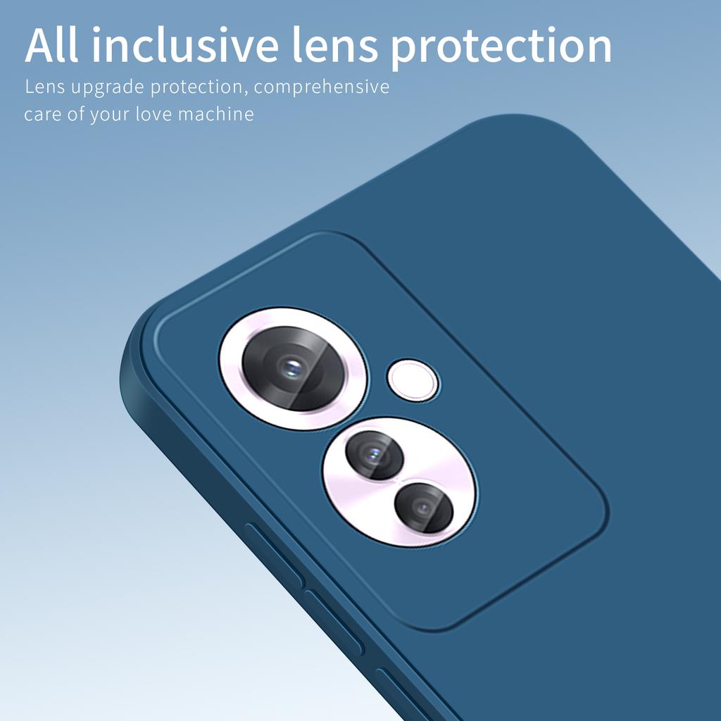 PINWUYO JK Touching Series For Oppo Reno11 F 5G Case Silky Touch Soft TPU Phone Back Cover