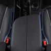 Bornoon Car Seat Gap Filler with Storage Rubber Console Solid for Car Gap Prevents Car Seats from Seat Passenger Set of 2 Compartment, Cushion, Color,
