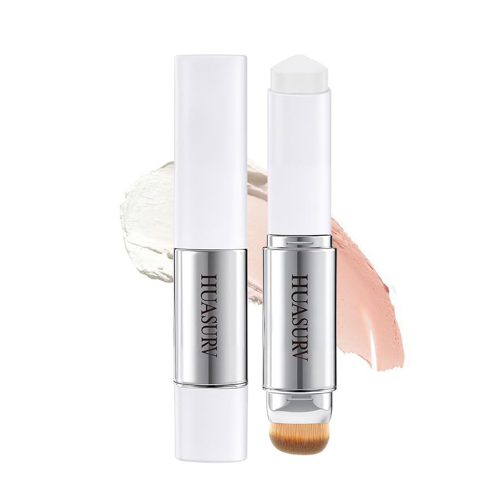 Qwesure 2-in-1 Color-Changing Foundation Stick: Creamy, Lightweight Texture, Waterproof & Sweatproof, Long-Lasting, Rotating Design, Foundation +