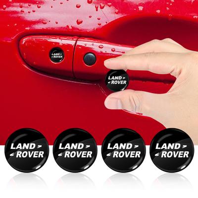2/4/6Pcs Car Door Lock Keyhole Sticker Emblem Car Protective Sticker for Range Rover Defender Freelander Discovery 1 2 3 Evoque Rover L322