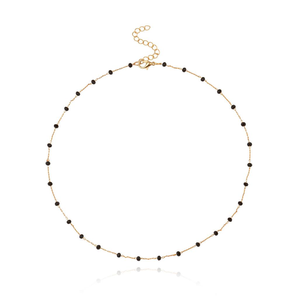 Europe, America, Simple Double-layer Stacked Back Chain Love Necklace Female, Harajuku Hip-hop Peach Heart Necklace