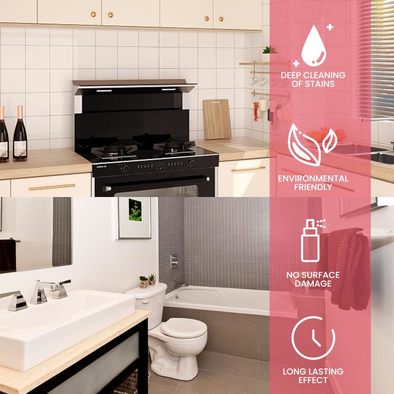 Jakehoe Multifunctional Cleaning Cream, Kitchen Stove Hood Pot Bottom Wash Basin Dirt Oil Cleaning Cream