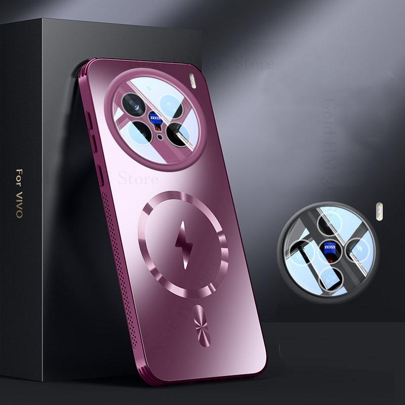 For Magsafe Magsafing Magnetic Case For vivo iQOO Neo10 Pro Cooling Heat Dissipation Cover iQOO 13 12 Pro Camera Lens Protector