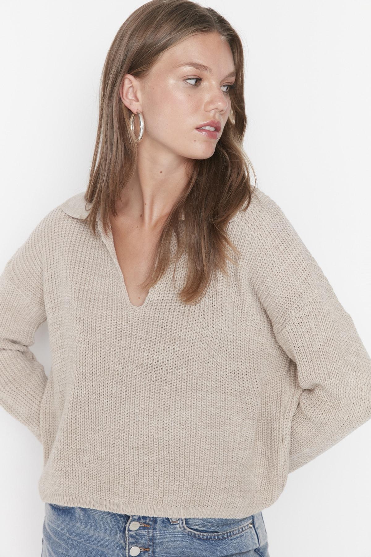 

Свитер - Бежевый - Оверсайз