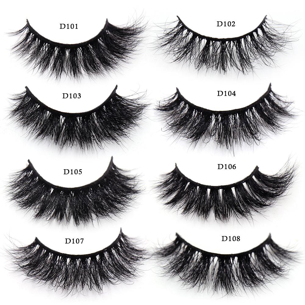 LEHUAMAO 3D Mink Lashes Wholesale Mink False Eyelashes Bulk 10/30/50 Pairs Soft Fluffy Natural Mink Lashes Makeup Mink Eyelashe