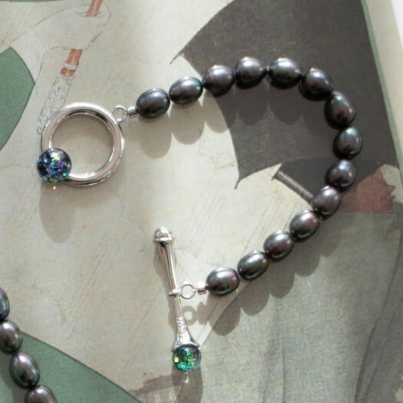 Luvinball Schnalle Schneeball Perlenarmband