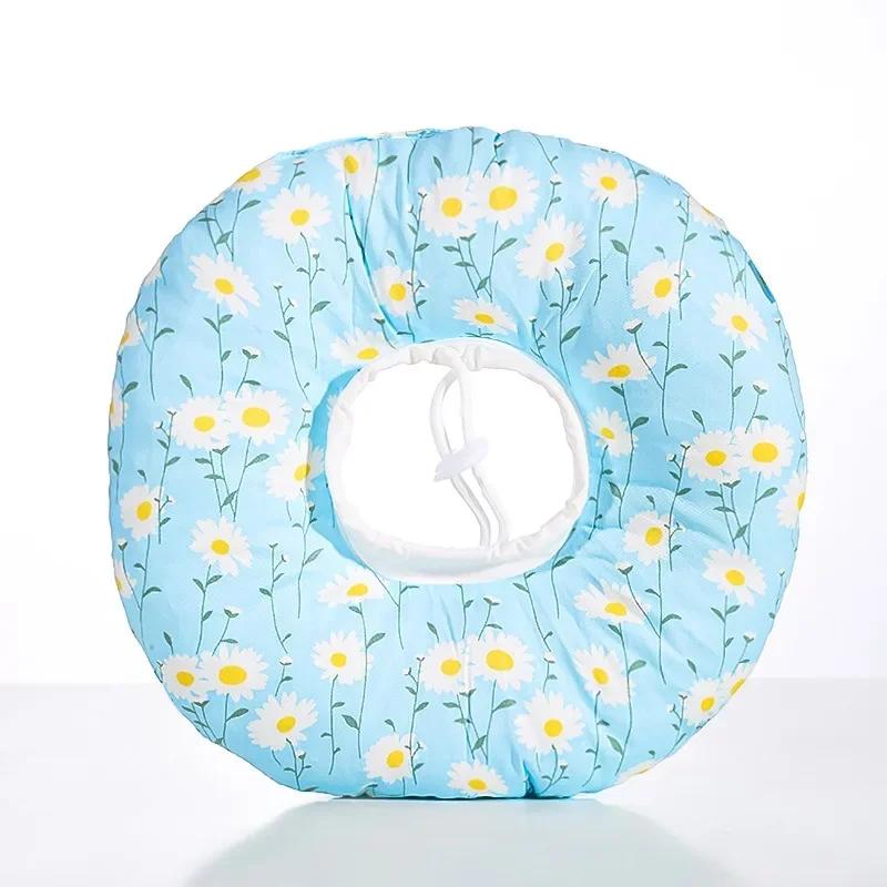 Pet Adjustable E-Collar Cat Dog Wound Healing Soft Protective Cone Prevent Licking and Biting Elizabeth Collar After Surgery