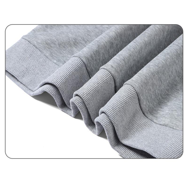 Solid Color Lapel V-neck Long-sleeved Pullover Fashionable Casual Sweatshirt Men's Bottoming Shirt Top