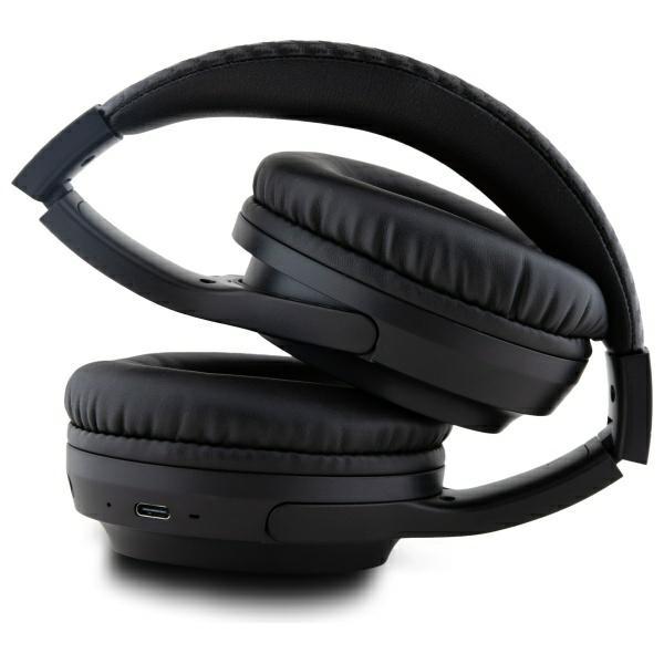 BMW Over-Ear Bluetooth Headphones Enc      Bmbhmiav27Mbctk Black/Black Printed Logos
