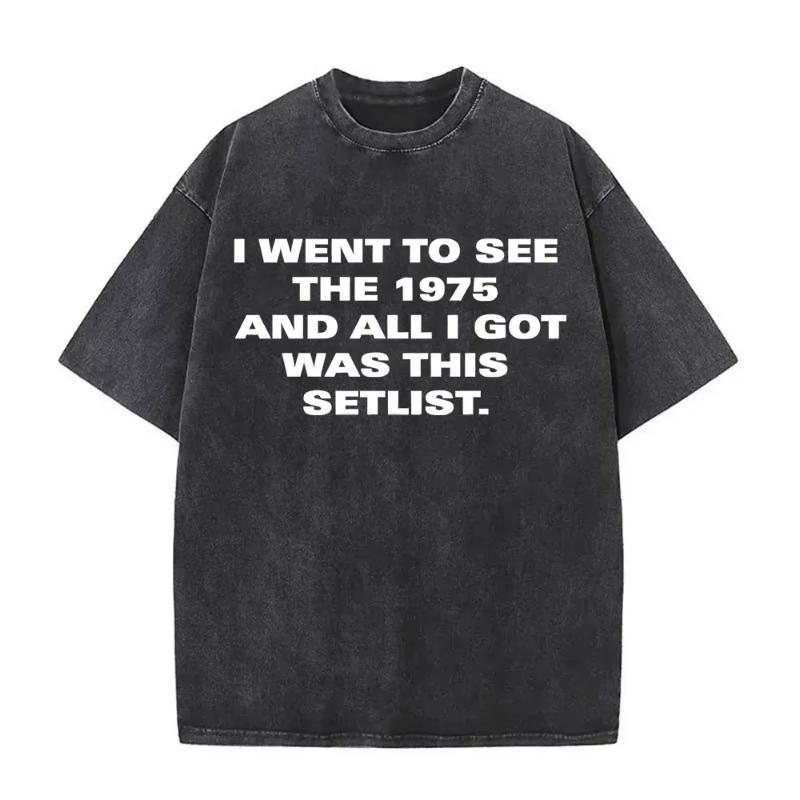 Washed Vintage The  about You Print Tshirt Being Funny in A Foreign Language Album Tshirt Unisex Women Hip Hop Casual T Shirt