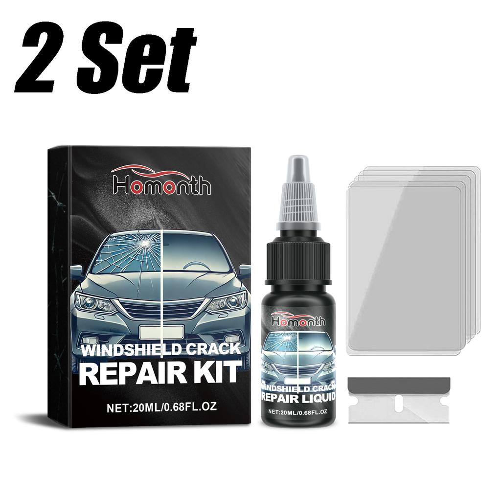 Car Windshield Cracks Repair Kit Easy Repair Cracks Windscreen Scratch Restoration Protective Auto Glass Nano Repair Fluid Set