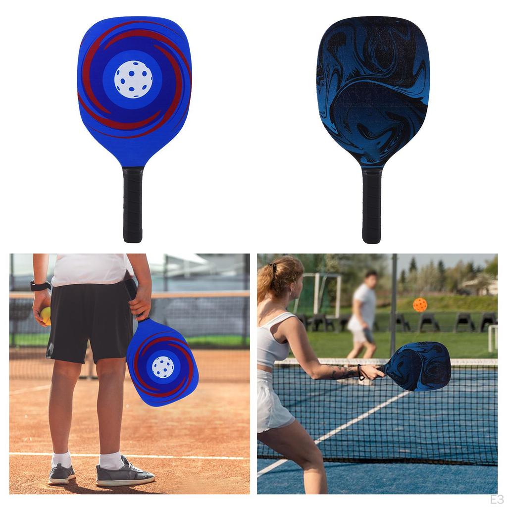 Pickleballracketar Inomhus- och Utomhuspaddlar GåvoRacketar Trä för Vuxna Ungdom Nybörjare
