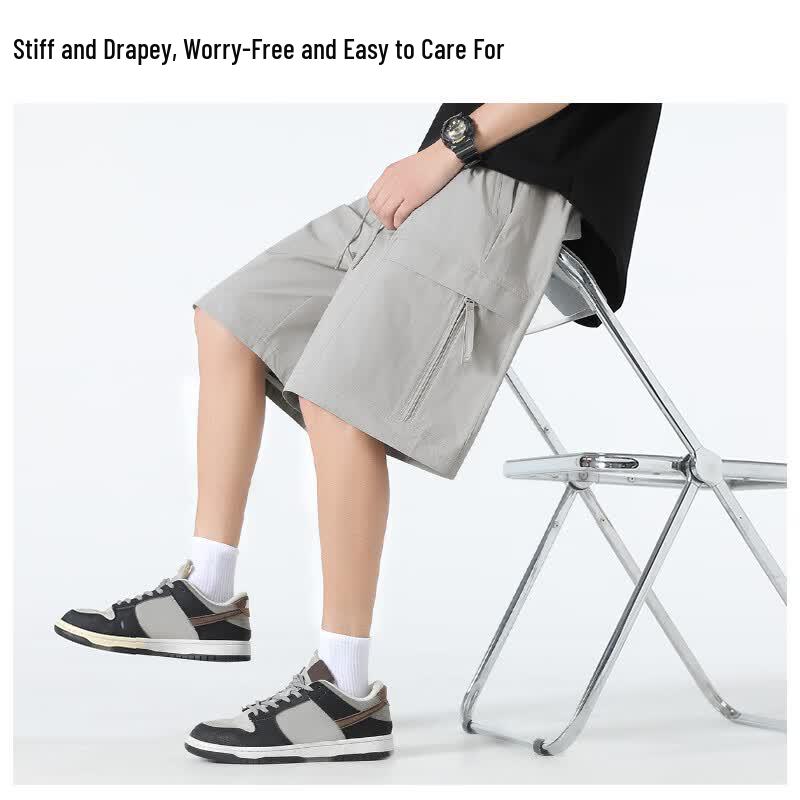 MINISO Men's Workwear Style Casual Shorts