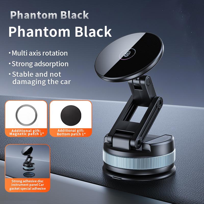 Magnetic Phone Holder Stand Car Vacuum Suction Cup for iPhone 17~12 Samsung Xiaomi For Windshield/Dashboard Cellphone Bracket
