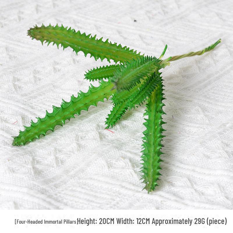 Mini Flocking Artificial Succulent Bonsai for DIY Wall Decor