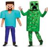 Halloween Minecraft Diamond Armor Ender Dragon & Creeper Steve Cosplay