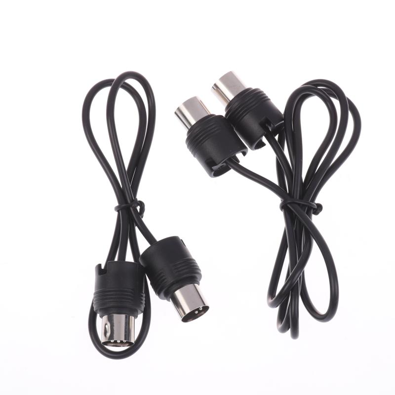 1Pc 360° 5 Pin MIDI Male To Male Cable For Electric Piano Keyboard Effector Sound Card Extension Transmission Cord