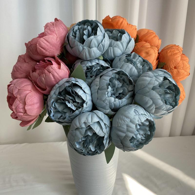 With Peony Bouquet 7 Heads For Indoor Outdoor Decoration And Gift Events