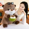 Cute Little Otter Doll Plush Toy Girl Bed Sleeping Doll Warm Heart To Accompany Girlfriend Birthday Gift