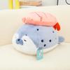 Sushi Otter Sea Plush Keychain Cute Animal Backpacks Keyrings Birthday Gift