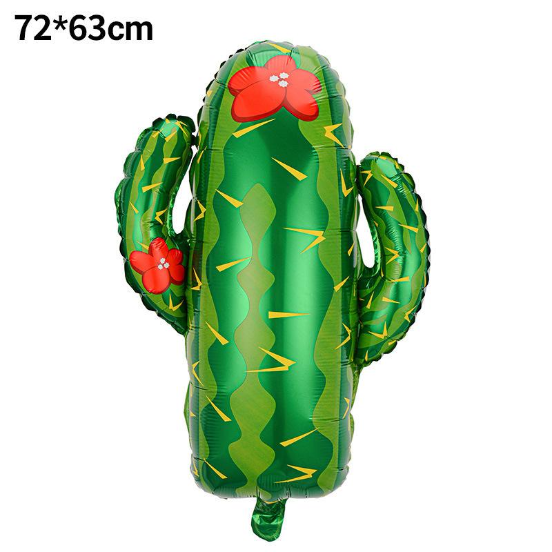Mexican Carnival Flag Burrito Pitana Aluminum Balloon Cactus Avocado Carnival Party Balloon