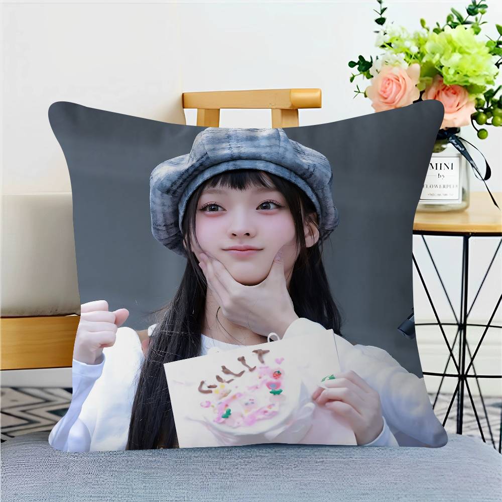 

Певец I-IROHA Персонализированный Чехол для Подушки Пылезащитный Чехол Спальня Детская Вечеринка Украшение Наволочка День Рождения Детский Подарок 16x16Inch
